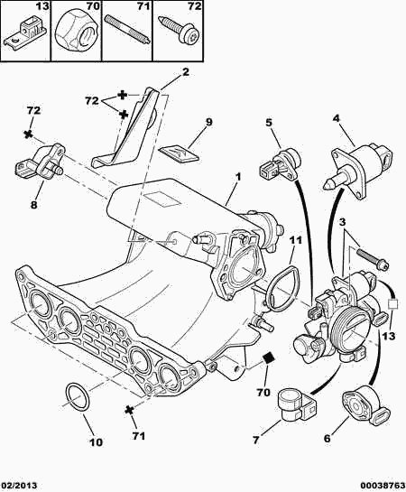 PEUGEOT 1920.9H - Sensor, boost pressure onlydrive.pro