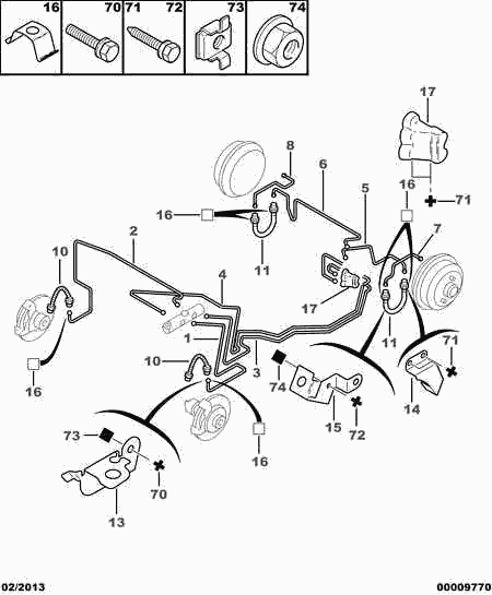 CITROËN 4806 81 - Brake Hose onlydrive.pro