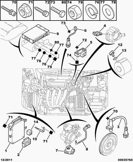 CITROËN 1920.4T - Sensor, boost pressure onlydrive.pro