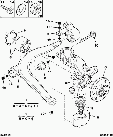 PEUGEOT 3350.16 - Bearing Kit, wheel hub onlydrive.pro