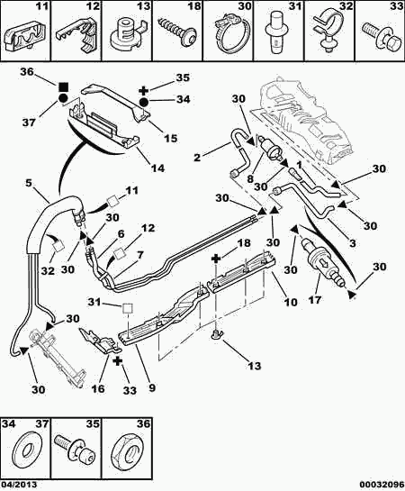 CITROËN 1567 79 - Securing piping fuel filter: 01 pcs. onlydrive.pro