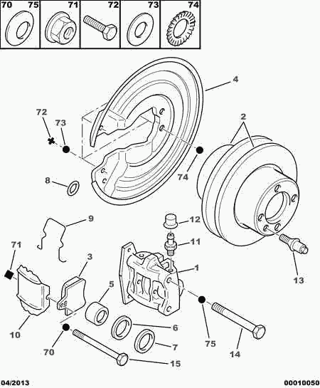 CITROËN 95 667 788 - Brake Pad Set, disc brake onlydrive.pro