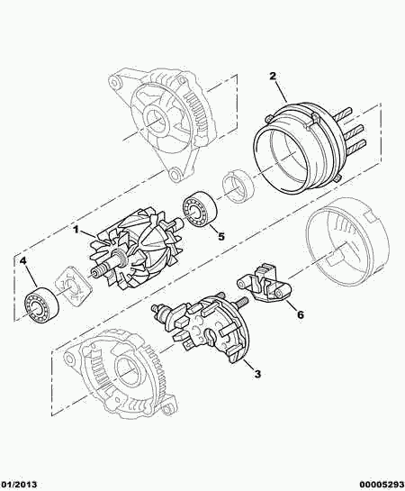 PEUGEOT (DF-PSA) 5720 A4 - Alternator onlydrive.pro