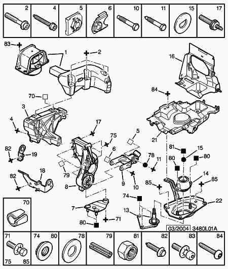 PEUGEOT 1839 H9 - Holder, engine mounting onlydrive.pro