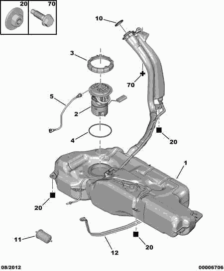 CITROËN 1567 A5 - Fuel filter onlydrive.pro