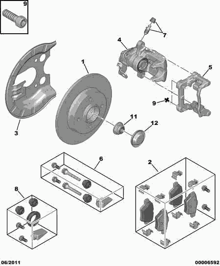 CITROËN 4253 99 - Brake Pad Set, disc brake onlydrive.pro