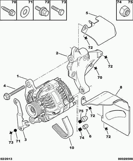 CITROËN 5705.1J - Alternator onlydrive.pro