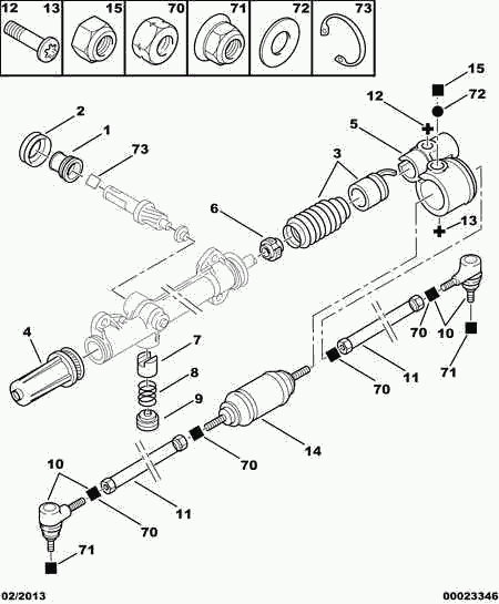 PEUGEOT (DF-PSA) 4066.32 - Bellow Set, steering onlydrive.pro