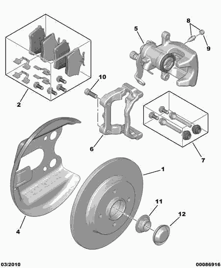 CITROËN 4254 46 - Brake Pad Set, disc brake onlydrive.pro