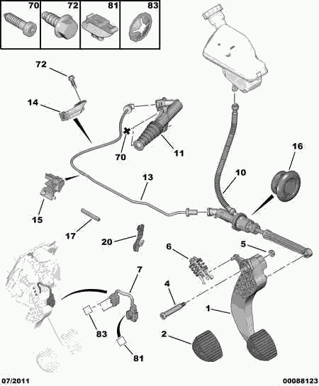 CITROËN 2182.X9 - Master Cylinder, clutch onlydrive.pro