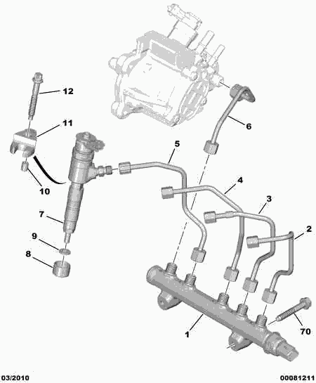 CITROËN 1981 95 - Seal Ring, injector shaft onlydrive.pro