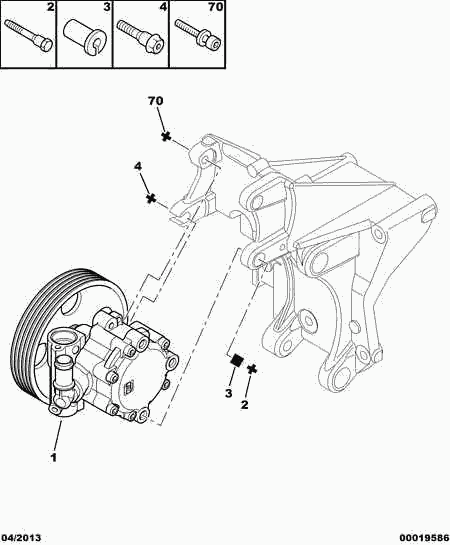 CITROËN 4007 7A - Гидравлический насос, рулевое управление, ГУР onlydrive.pro