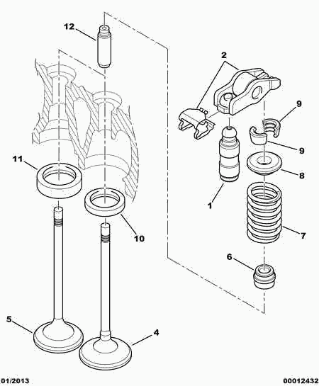 CITROËN 0220.A2 - Valve Guides onlydrive.pro