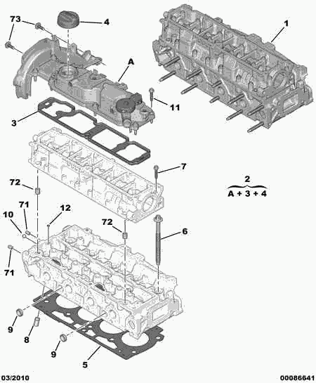 PEUGEOT 0249.G2 - Прокладка, крышка головки цилиндра onlydrive.pro