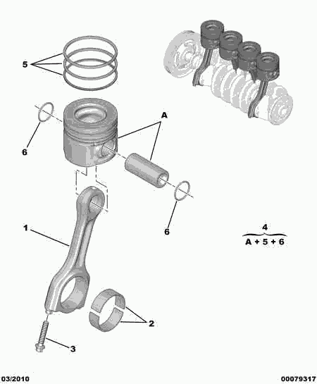 PEUGEOT 0606 Z3 - Conrod Bearing Set onlydrive.pro