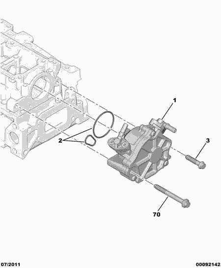 CITROËN 4565 84 - Вакуумный насос, тормозная система onlydrive.pro