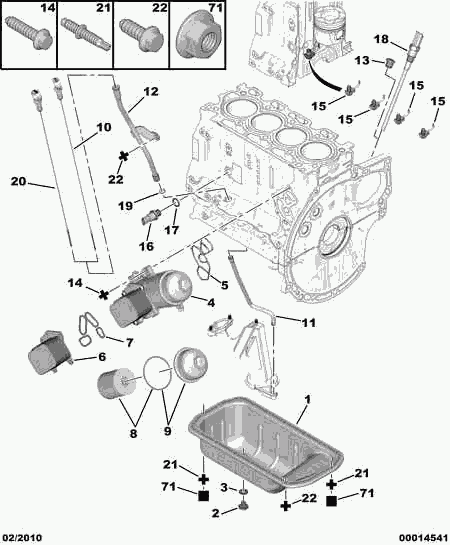 PEUGEOT 1109 Z6 - Oil Filter onlydrive.pro