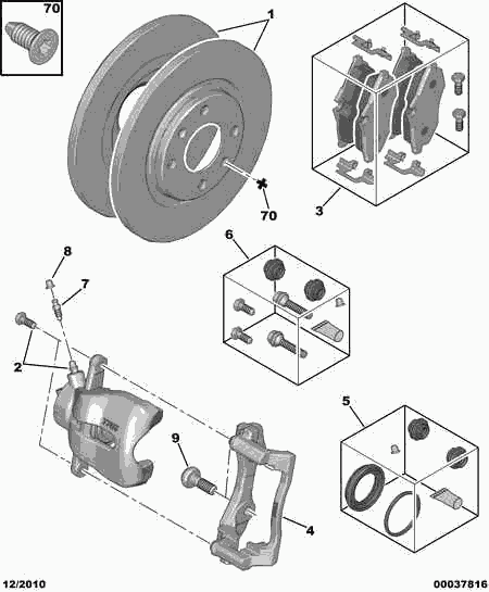 PEUGEOT (DF-PSA) 4246 R4 - Brake Disc onlydrive.pro