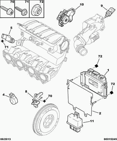 PEUGEOT 5946 28 - Knock Sensor onlydrive.pro