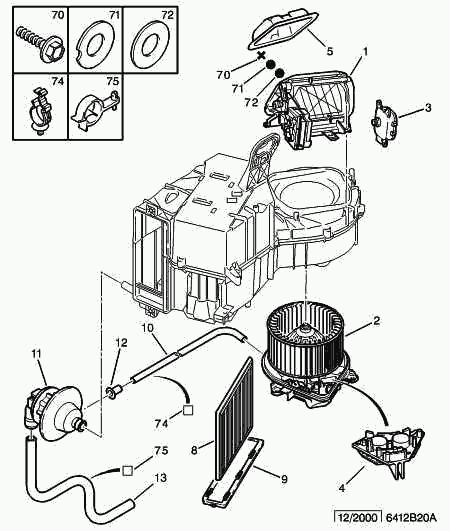 CITROËN 6441 N3 - Interior Blower onlydrive.pro