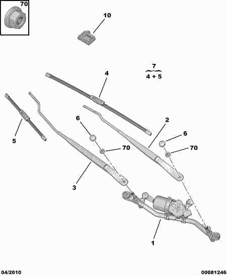 CITROËN 6405 QC - Wiper Motor onlydrive.pro