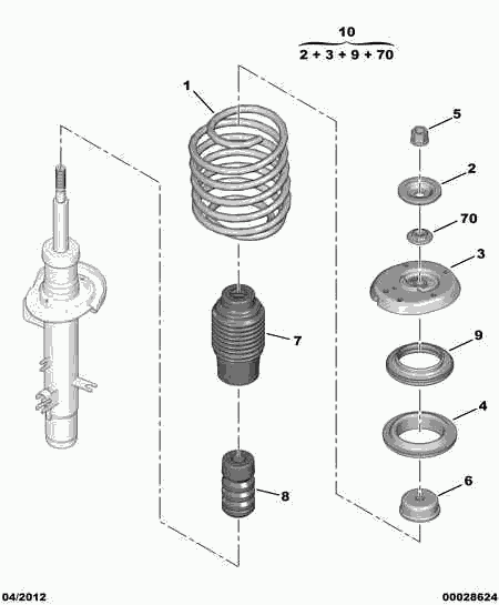 PEUGEOT 5002.LK - Coil Spring onlydrive.pro