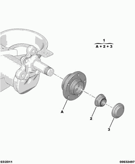 CITROËN 3350.71 - Bearing Kit, wheel hub onlydrive.pro