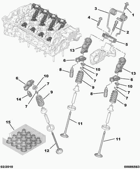 PEUGEOT 0942.87 - Толкатель, гидрокомпенсатор onlydrive.pro