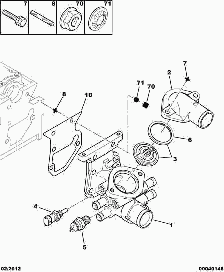 PEUGEOT 1338.C7 - Sensor, coolant temperature onlydrive.pro