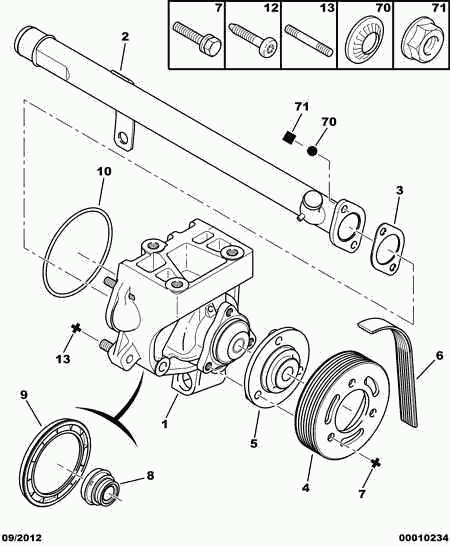 FIAT 1201.H5 - Water Pump onlydrive.pro