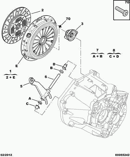 CITROËN 2041.69 - Clutch Release Bearing onlydrive.pro