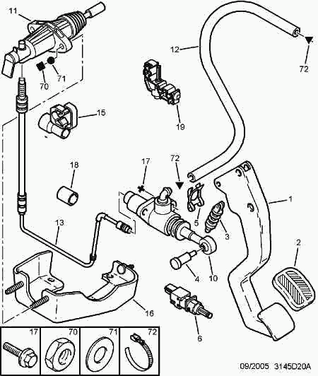 PEUGEOT 2182 50 - Slave Cylinder, clutch onlydrive.pro