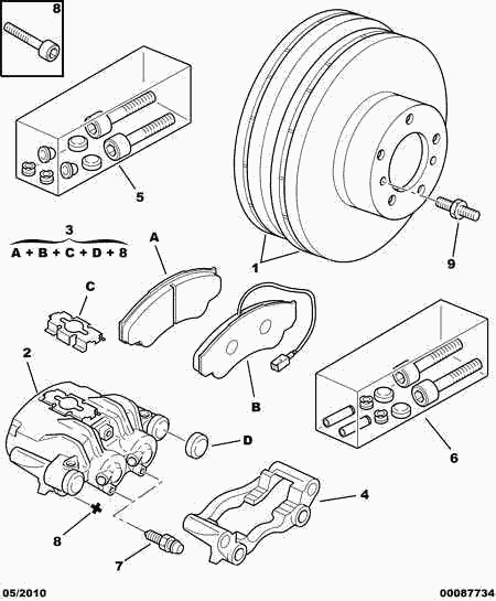 PEUGEOT 4249 H9 - Brake Disc onlydrive.pro