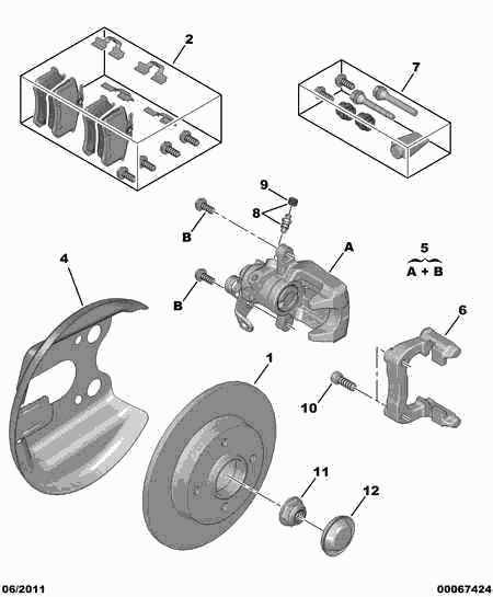 CITROËN 4401 N6 - Тормозной суппорт onlydrive.pro