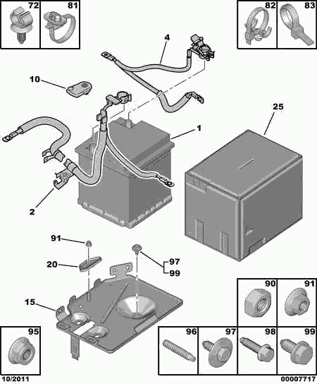 CITROËN 5600 TC - Starter Battery onlydrive.pro