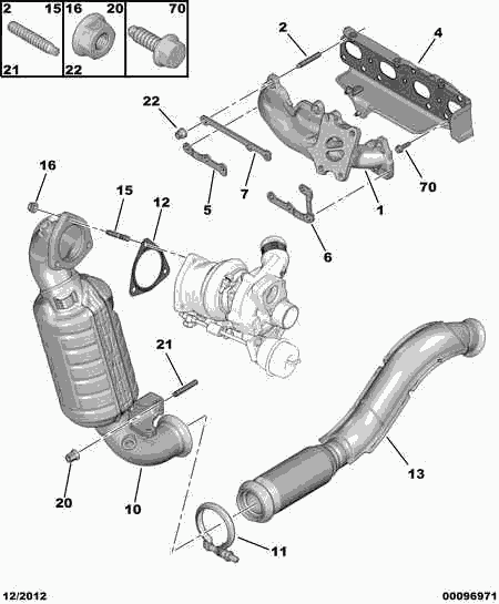 CITROËN 96 781 882 80 - Gasket, exhaust manifold onlydrive.pro