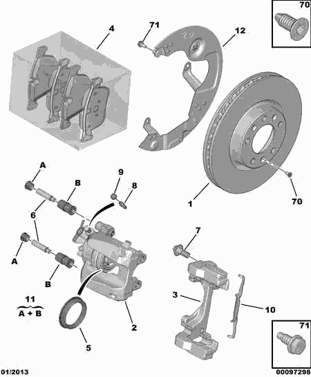 Opel 98 059 614 80 - Brake Disc onlydrive.pro