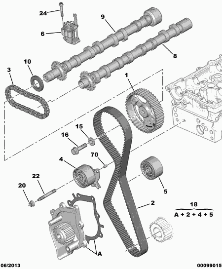 CITROËN 16 090 909 80 - Tensioner Pulley, timing belt onlydrive.pro