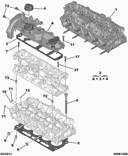 Opel 0248.S0 - Cylinder Head Cover onlydrive.pro