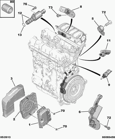 TOYOTA 96 367 771 80 - Inj calculator sensor: 01 pcs. onlydrive.pro