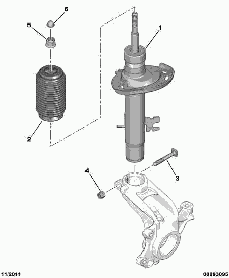 PEUGEOT 3622.30 - Link Set, wheel suspension onlydrive.pro