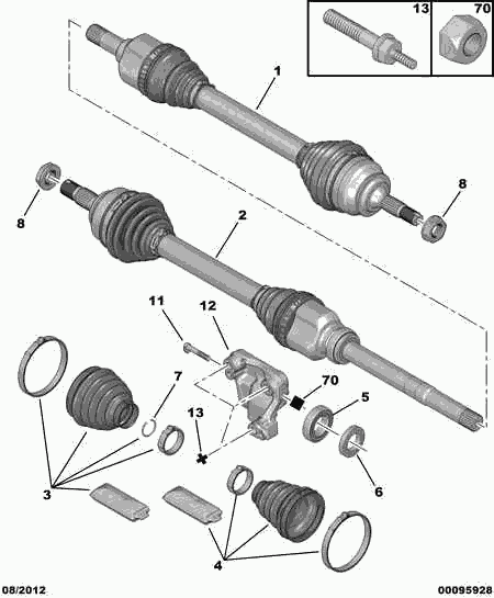 CITROËN 16 077 350 80 - Bellow, drive shaft onlydrive.pro