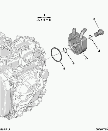 CITROËN 2275 59 - Oil Cooler, automatic transmission onlydrive.pro