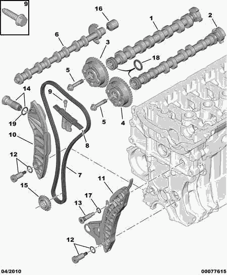 Opel 0820 26 - BOLT PIN onlydrive.pro