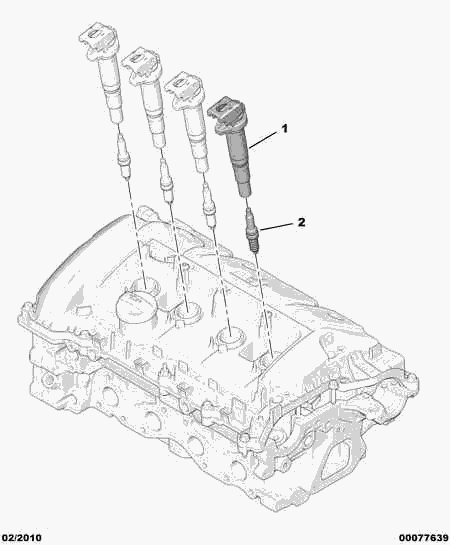 CITROËN 5960.L0 - Engin spark plug ignit electr modul coil: 04 pcs. onlydrive.pro