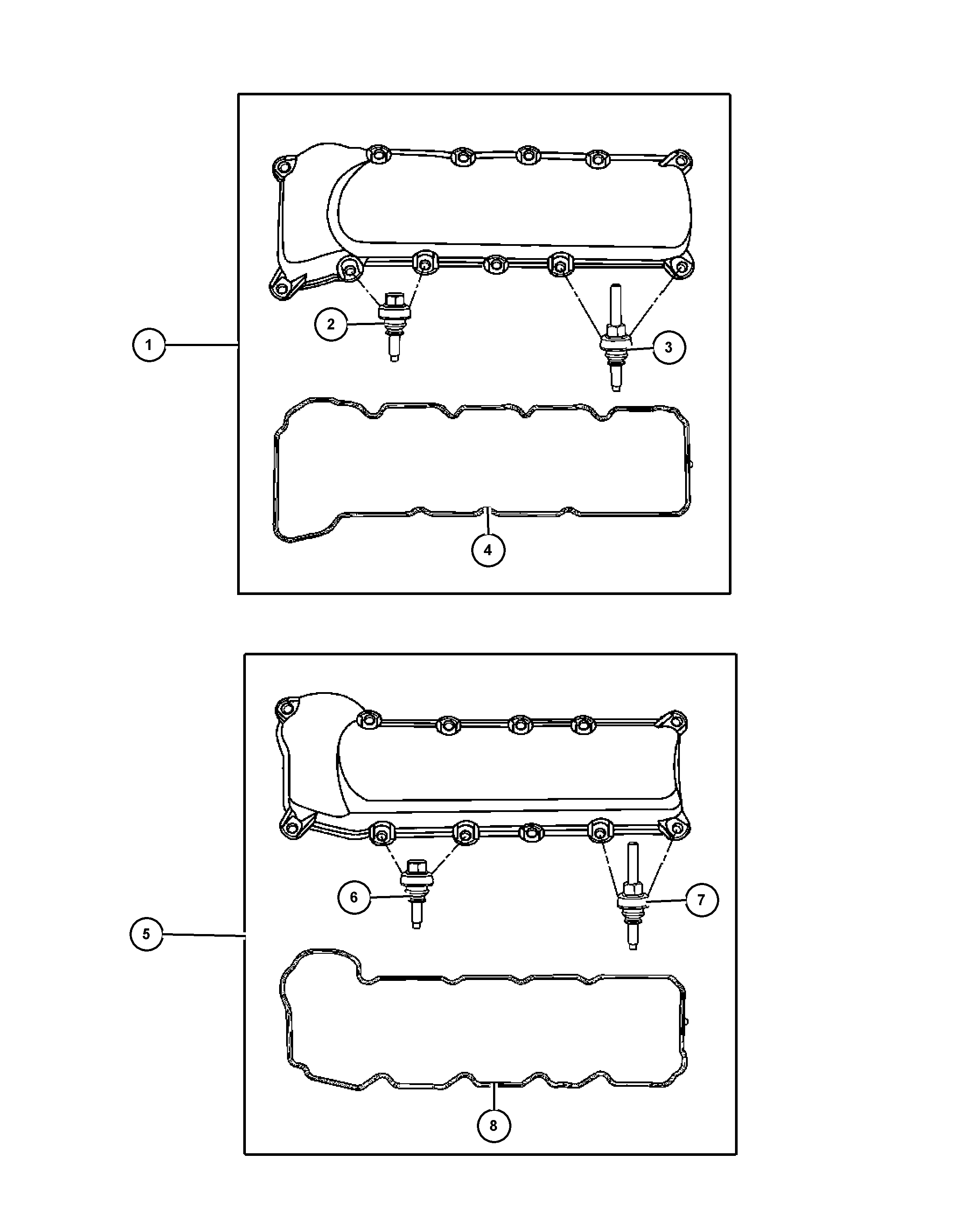 Chrysler 53021 843AA - Gasket, cylinder head cover onlydrive.pro