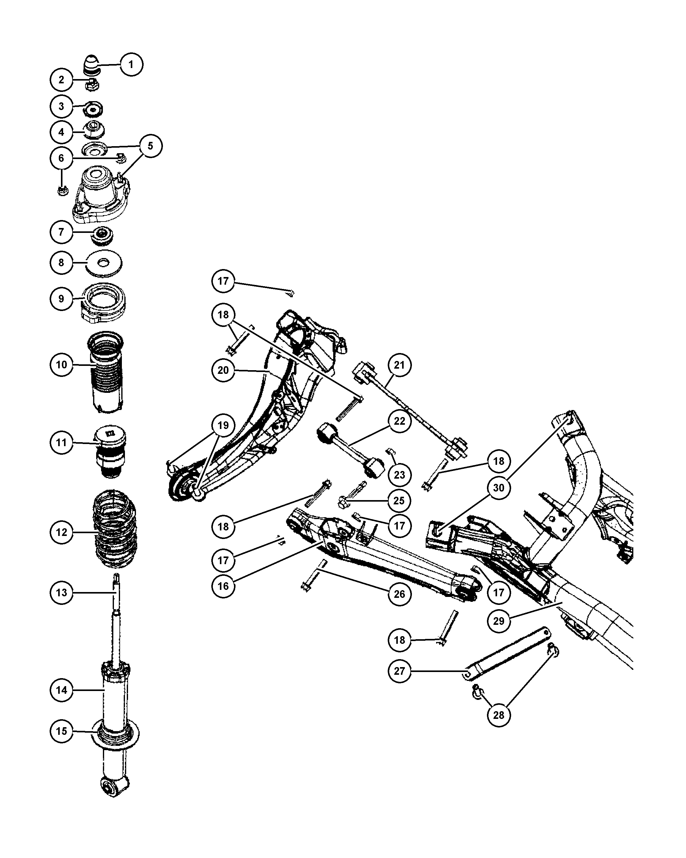 Chrysler 5105 272AB - Bush of Control / Trailing Arm onlydrive.pro