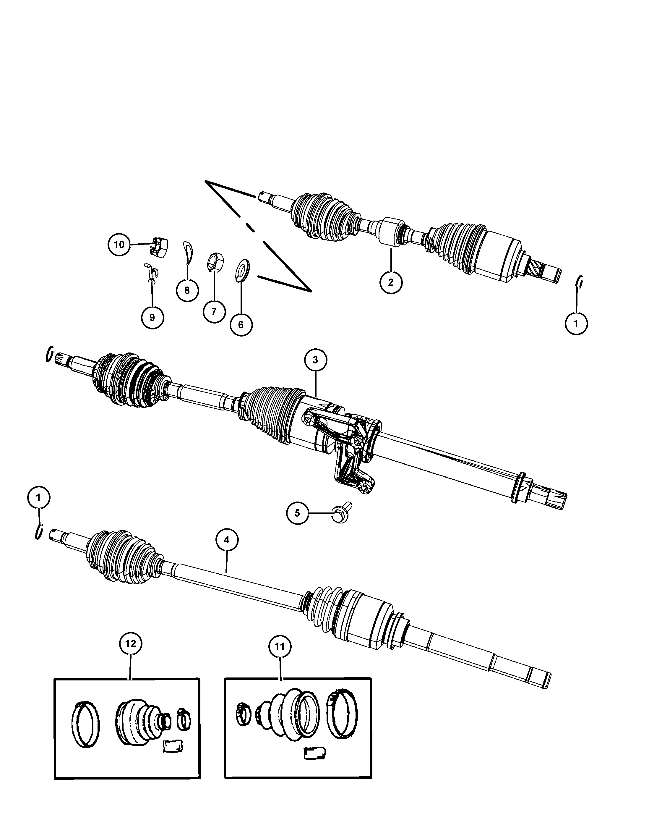 Chrysler 5085 220AB - Drive Shaft onlydrive.pro