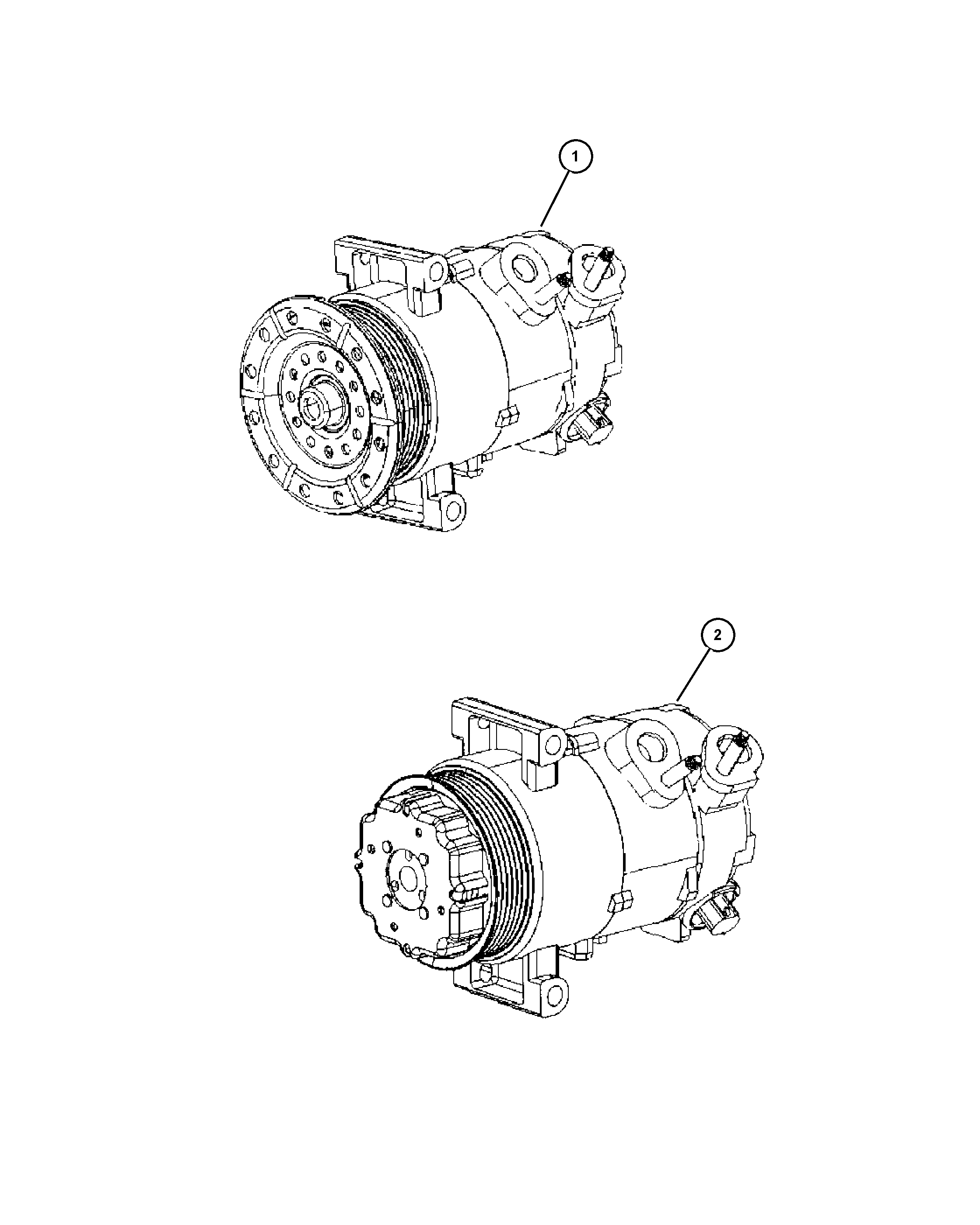 Chrysler 55111 423AC - Compressor: 1 pcs. onlydrive.pro