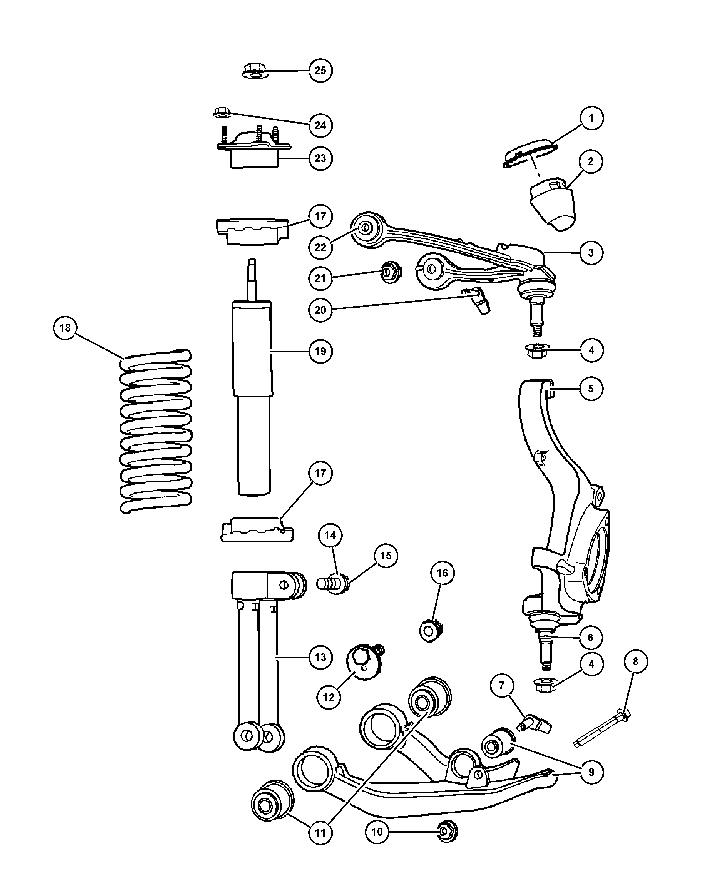 Chrysler 52109 986AD - Bush of Control / Trailing Arm onlydrive.pro